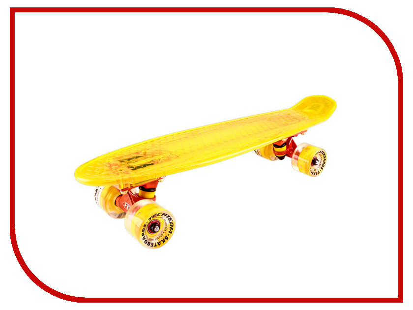

Скейт Tech Team Transparent Light 22 Yellow, Transparent Light 22