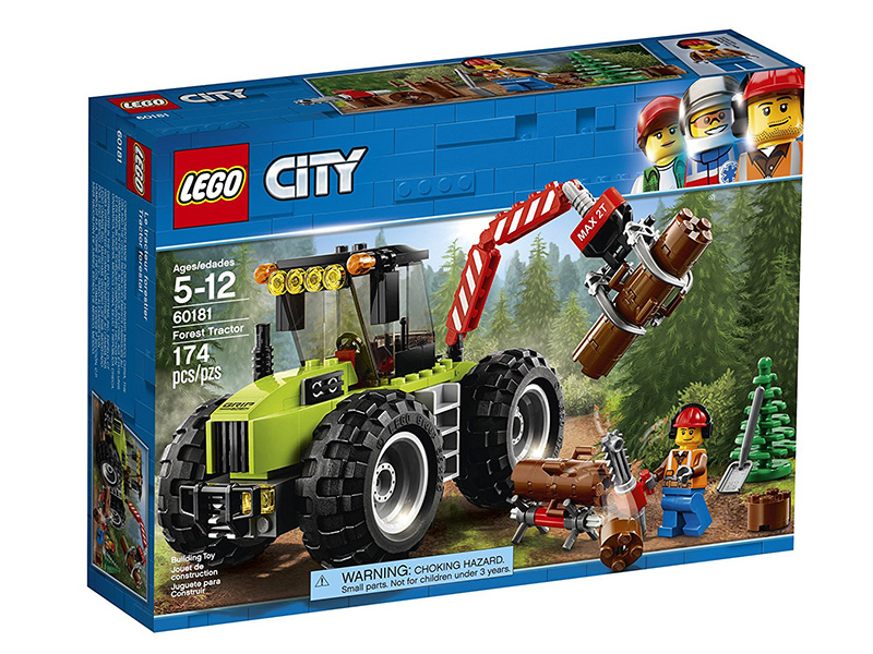 

Конструктор Lego City Лесной трактор 60181, Лесной трактор