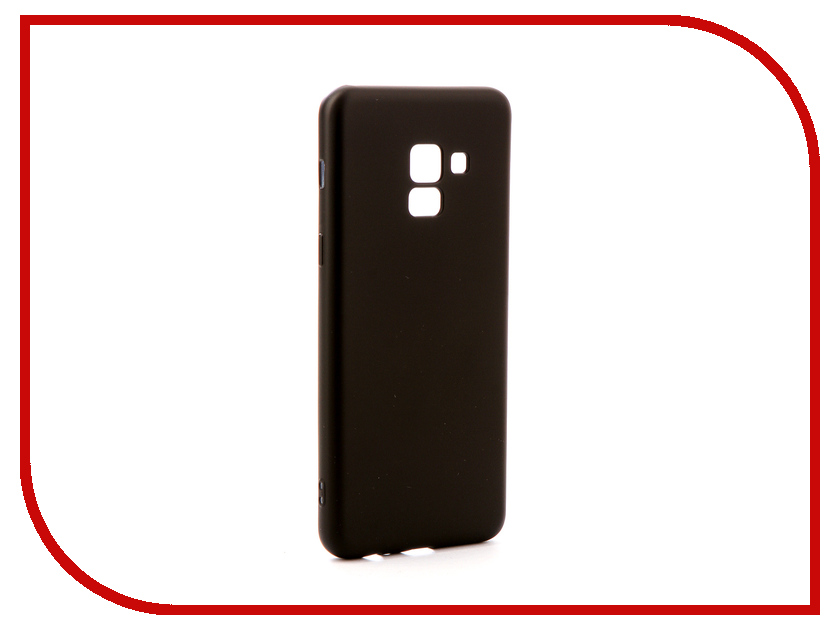 

Аксессуар Чехол Samsung Galaxy A8 2018 Gurdini Soft Touch Silicone Black