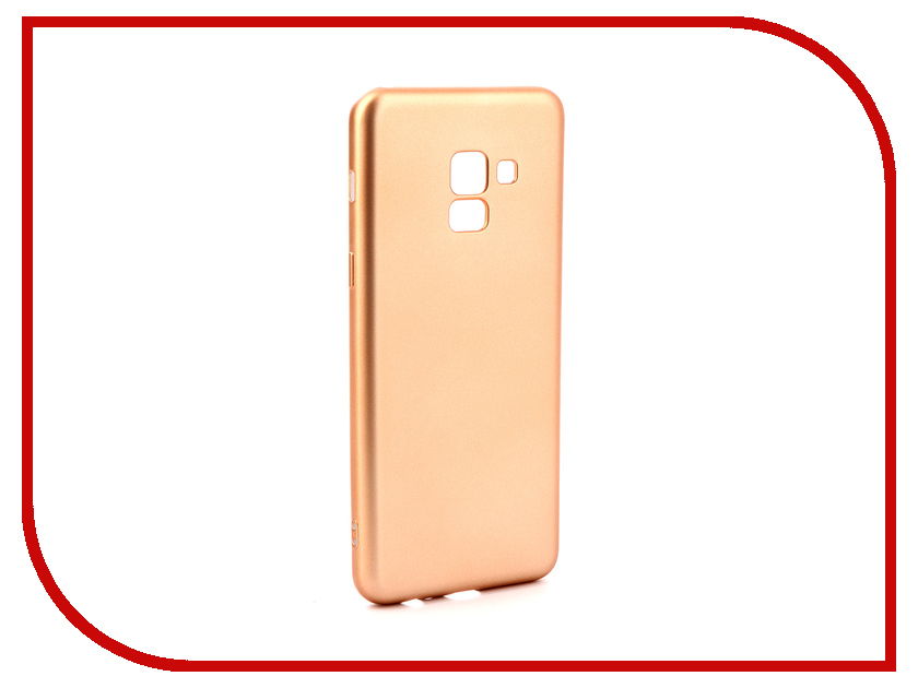 

Аксессуар Чехол Samsung Galaxy A8 2018 Gurdini Soft Touch Silicone Champagne