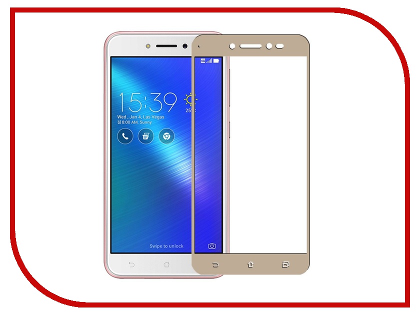 

Аксессуар Защитное стекло ASUS ZenFone Live ZB501KL Svekla Full Screen Gold ZS-SVASZB501KL-FSGOLD