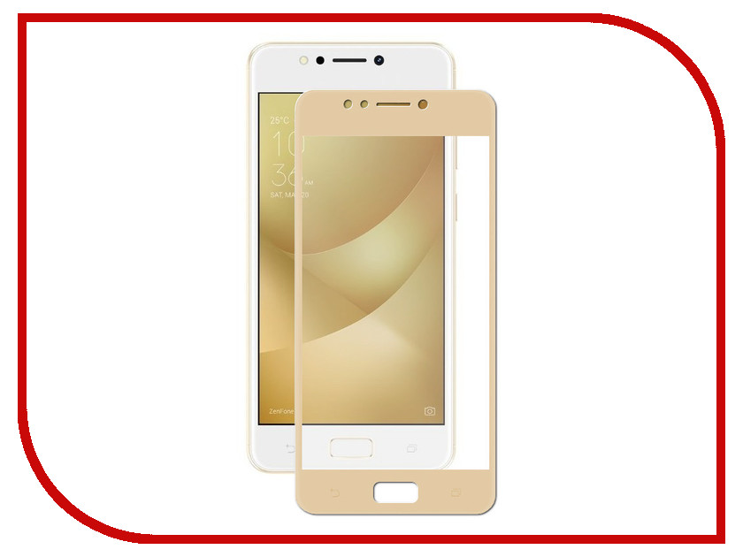 

Аксессуар Защитное стекло ASUS ZenFone 4 Max ZC520KL Svekla Full Screen Gold ZS-SVASZC520KL-FSGOLD