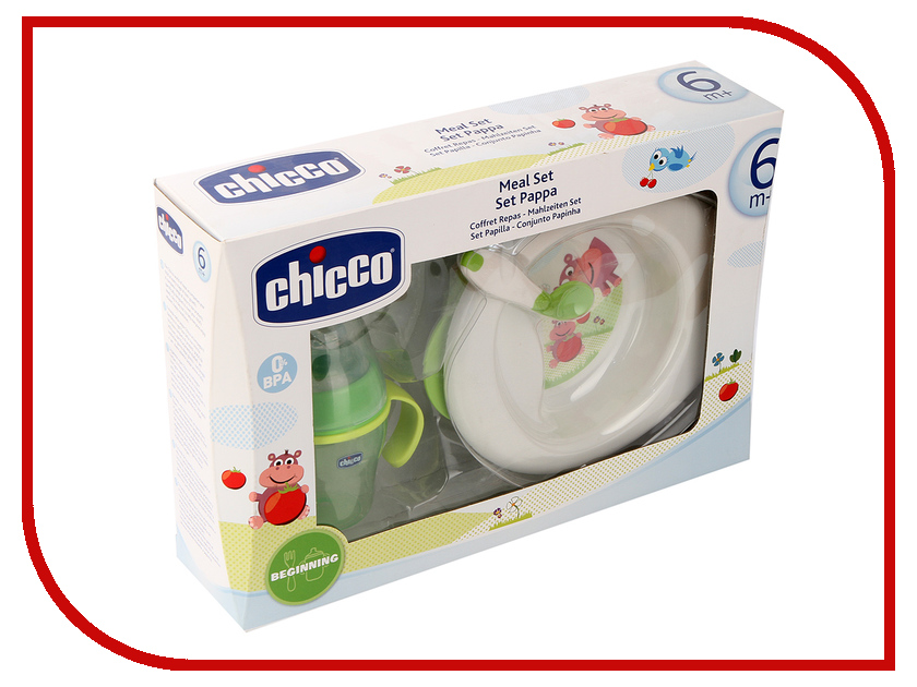 

Chicco 6мес+, три предмета (06832050)