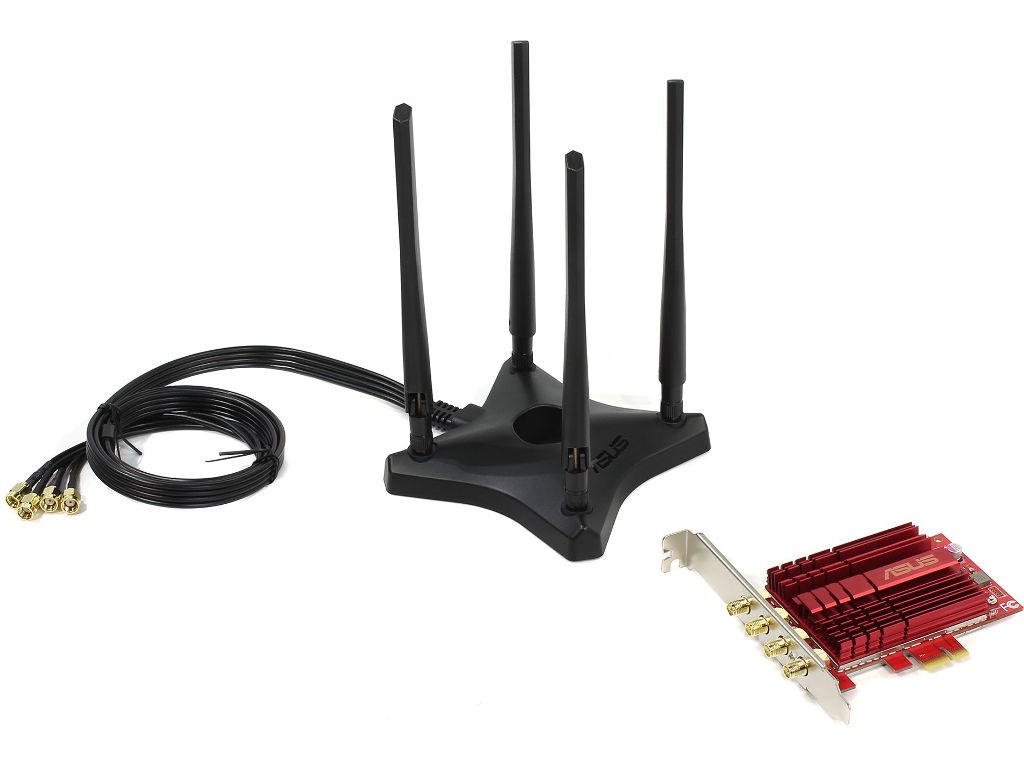 

Wi-Fi адаптер ASUS PCE-AC88, PCE-AC88