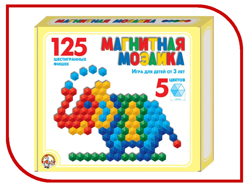 

Настольная игра Десятое Королевство Мозаика магнитная 125 эл. 00962
