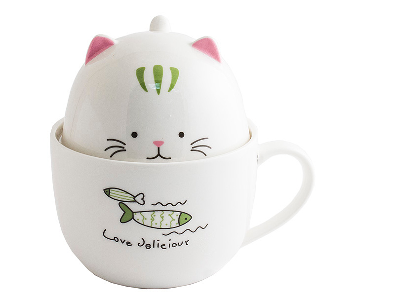 

Кружка Эврика Котик N3 98700, Котик N3