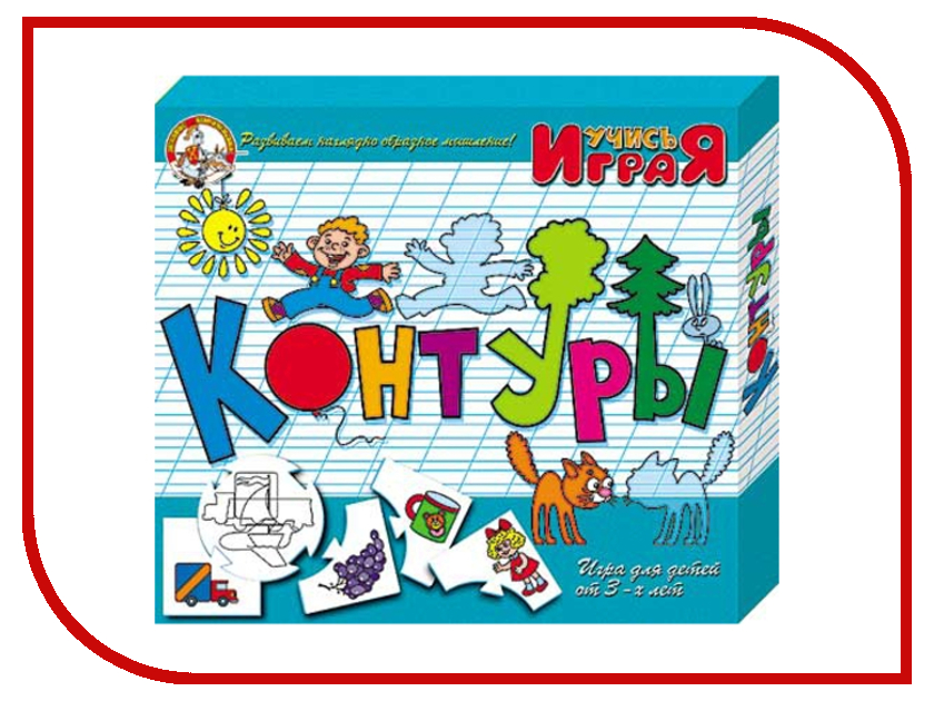 

Настольная игра Десятое Королевство Учись играя:Контуры 00048