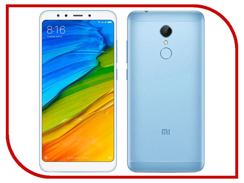 

Сотовый телефон Xiaomi Redmi 5 2Gb RAM 16Gb Blue