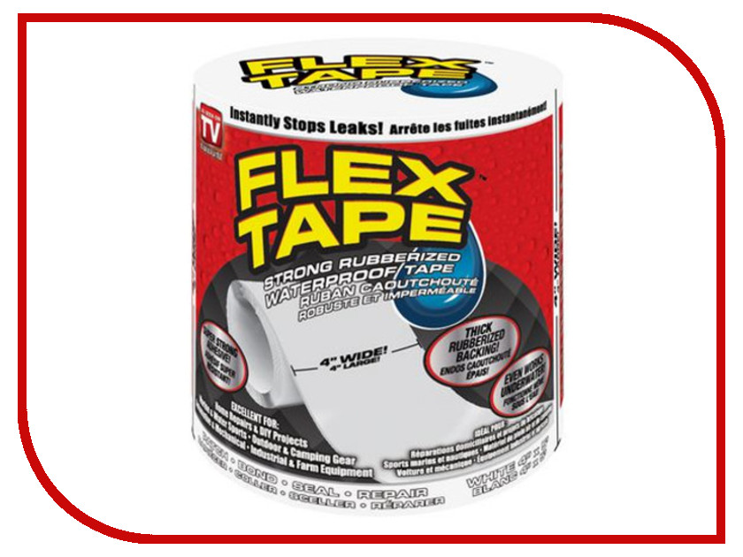 

Лента As Seen On TV Flex Tape White, Flex Tape