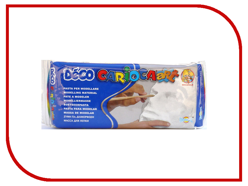 

Набор для лепки Carioca Deco 500g White 30996/31