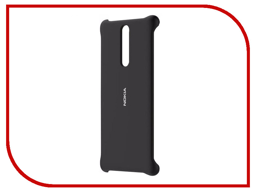 

Аксессуар Чехол Nokia 8 Soft Touch Case Black CC-801 1A21PR400VA