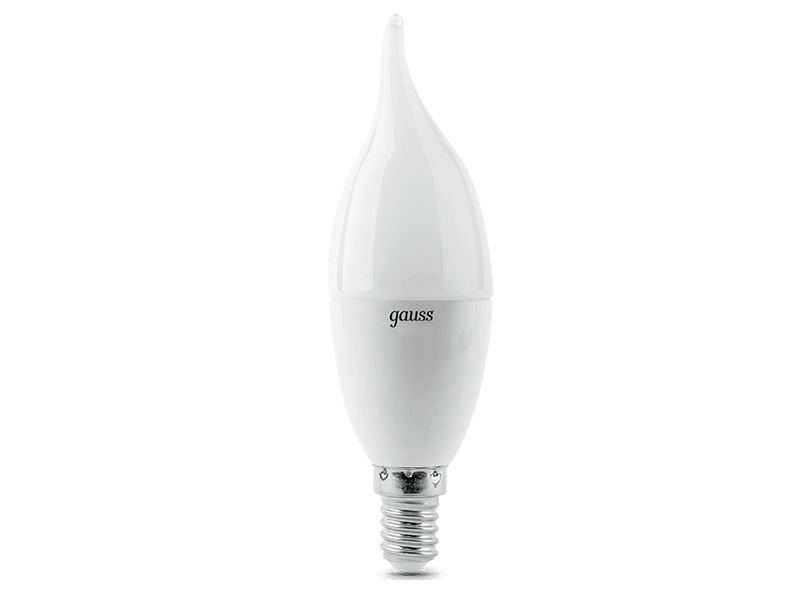 

Лампочка Gauss LED Candle Tailed E14 9.5W 4100K 104101210, E14 9.5W 4100K