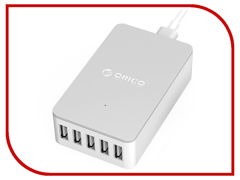 

Зарядное устройство Orico CSE-5U 5-Ports White