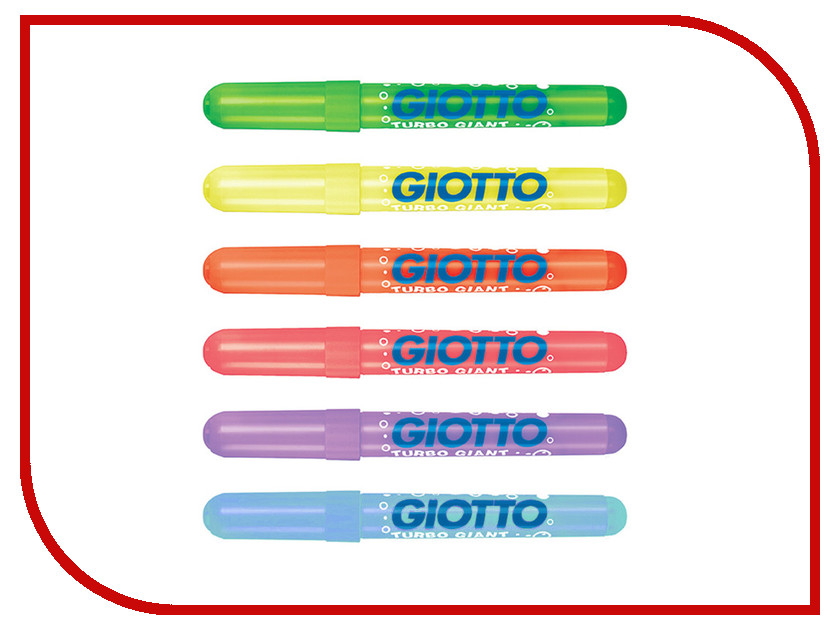 

Набор Giotto Turbo Giant Fluo Фломастеры 6 цветов 433000