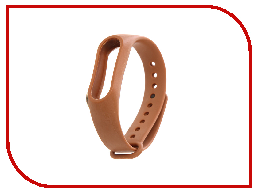 фото Aксессуар Ремешок Xiaomi Mi Band 2 Silicone Strap Brown