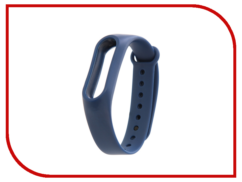 фото Aксессуар Ремешок Xiaomi Mi Band 2 Silicone Strap Dark Blue