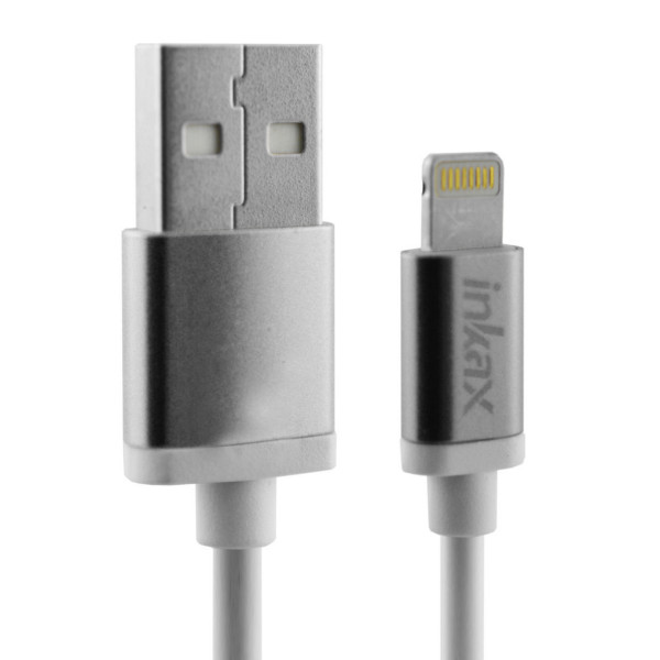 фото Аксессуар Inkax USB - Lighting 8pin CK-09-IP Silver