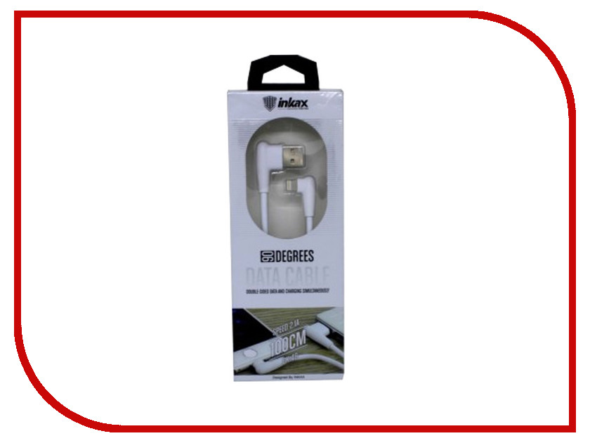 

Аксессуар Inkax USB - Lighting 8pin CK-48-IP White