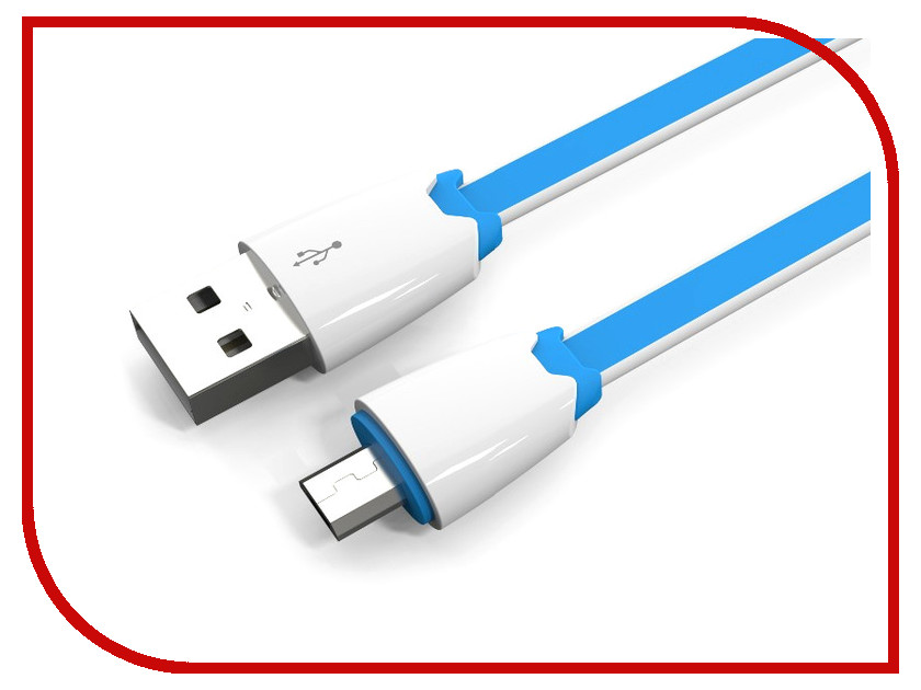 

Аксессуар EMY USB - microUSB MY-441 Blue