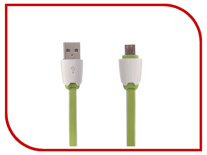 

Аксессуар EMY USB - microUSB MY-441 Green