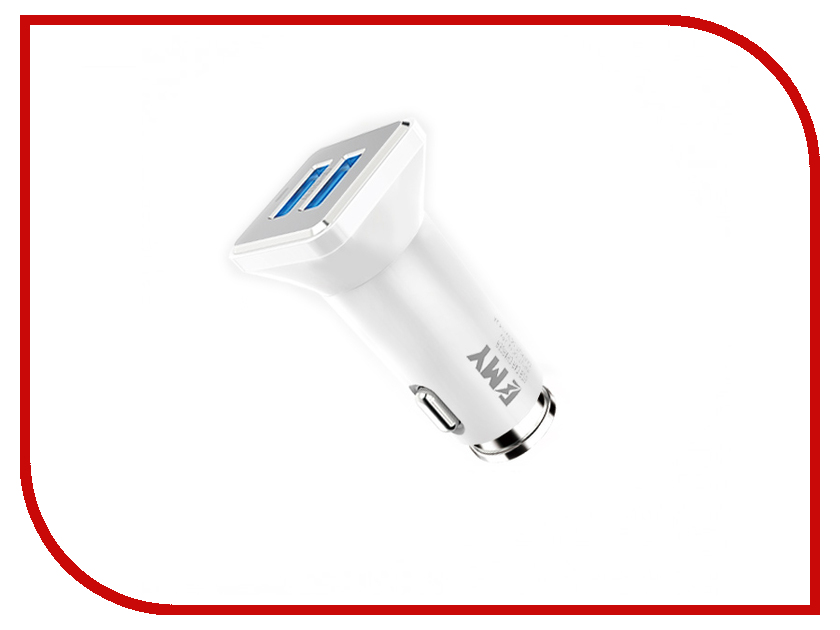 

Зарядное устройство EMY MY-115 2xUSB 8-pin 4200mA White