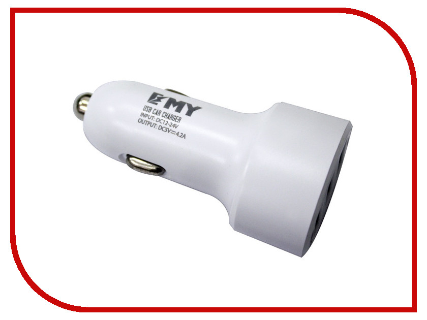 

Зарядное устройство EMY MY-117 3xUSB 4200mA White