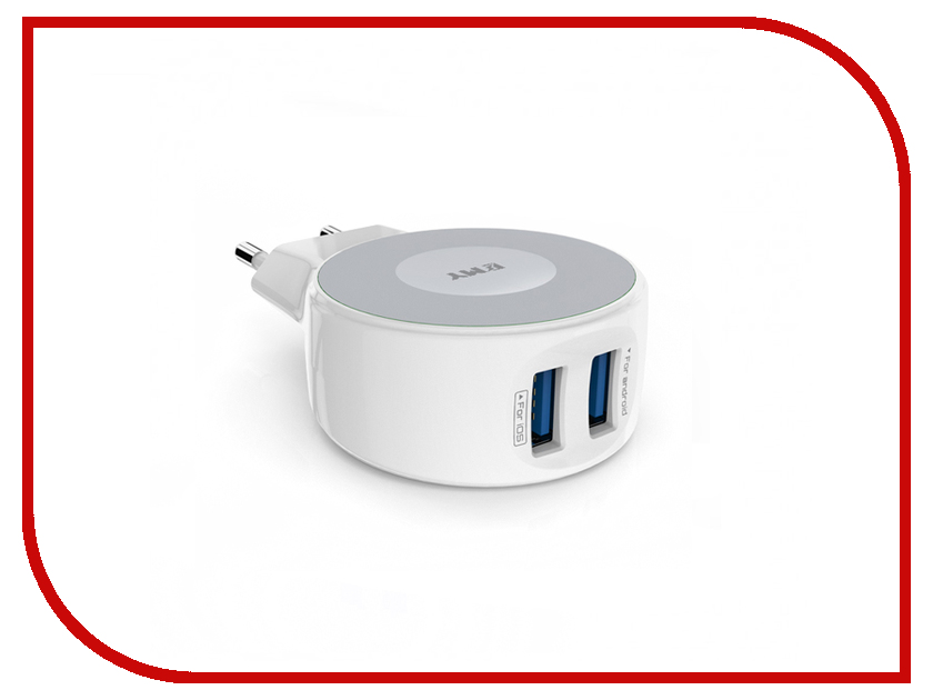 

Зарядное устройство EMY MY-269 2xUSB 8-pin 2100mA White