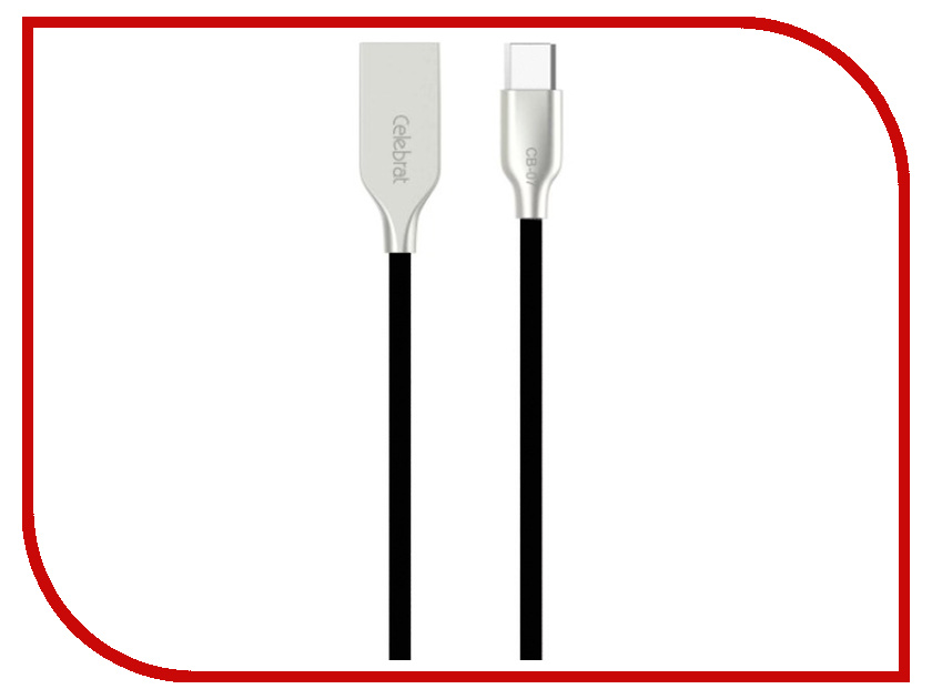 

Аксессуар Celebrat USB - Type-C CB-07T Black