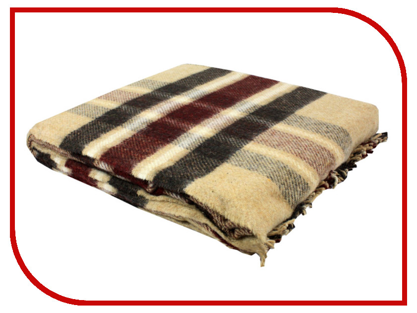 

Плед Vladi Уют №1 140x200cm Beige-Bordo-White-Brown 00054636