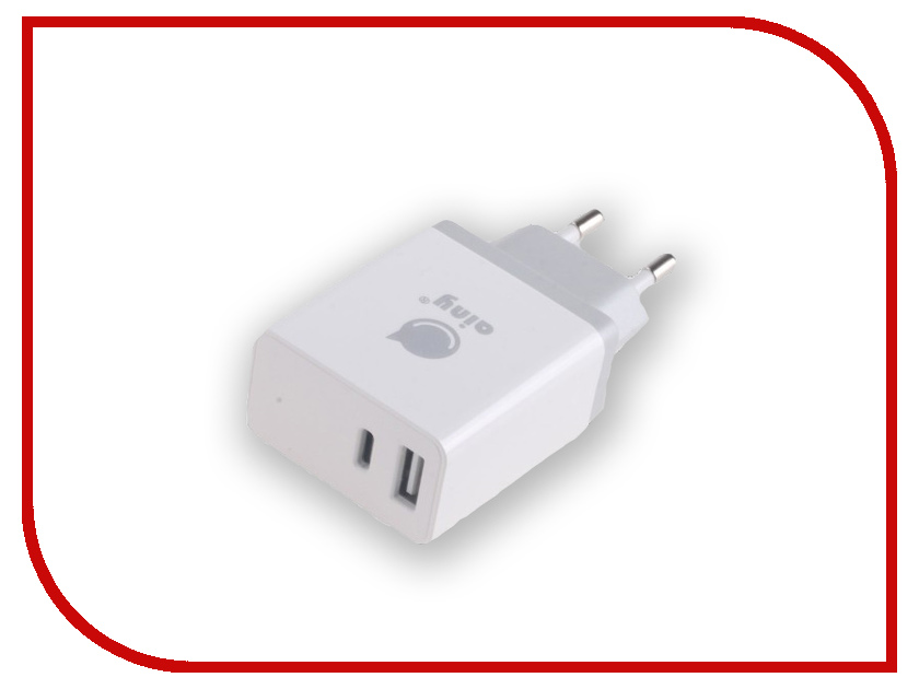 

Зарядное устройство Ainy EA-042B Type-C - USB 3.4A White