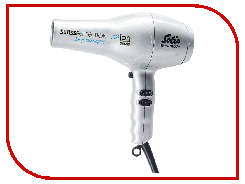 

Фен Solis Swiss Perfection Superlight Silver 2.8m 00-00001381, 00-00001381