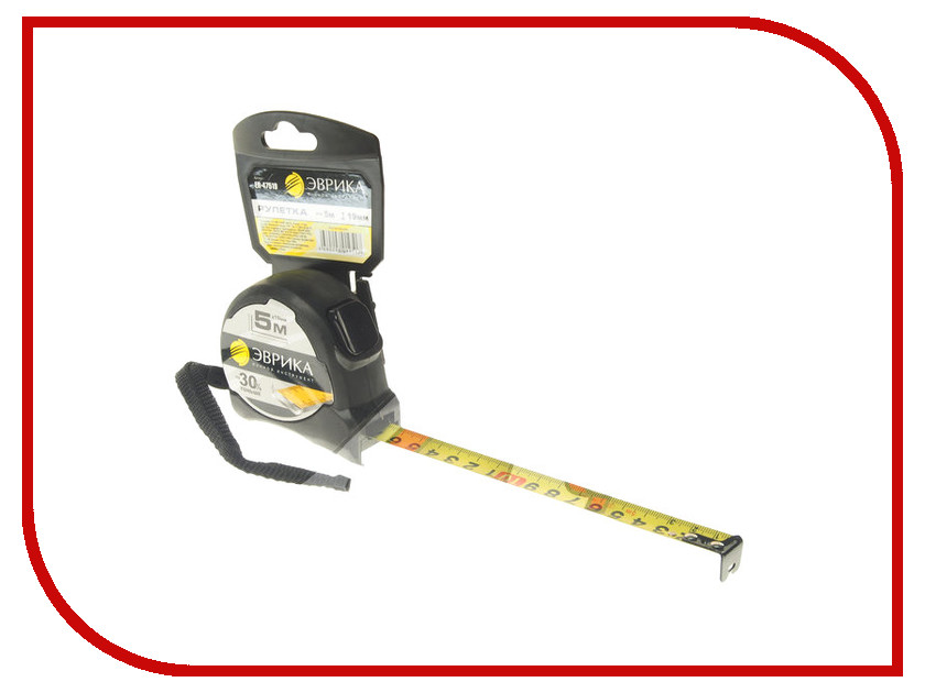

Рулетка Эврика 5m x 19mm Black ER-47519