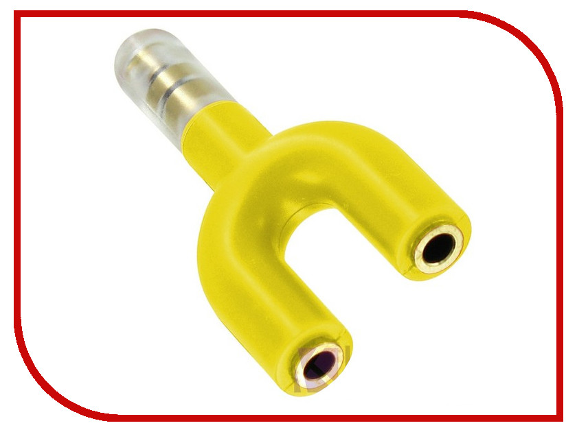 

Аксессуар Krutoff Разветвитель - Jack 3.5/M - 2x Jack 3.5/F Yellow 14517