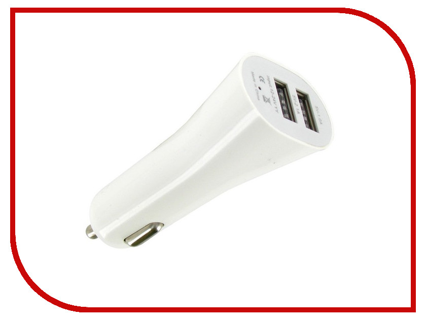 

Зарядное устройство Krutoff 2xUSB 2.1/1.0A White 5259, 5259
