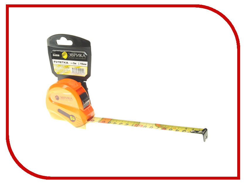 

Рулетка Эврика 5m x 19mm Orange ER-61519