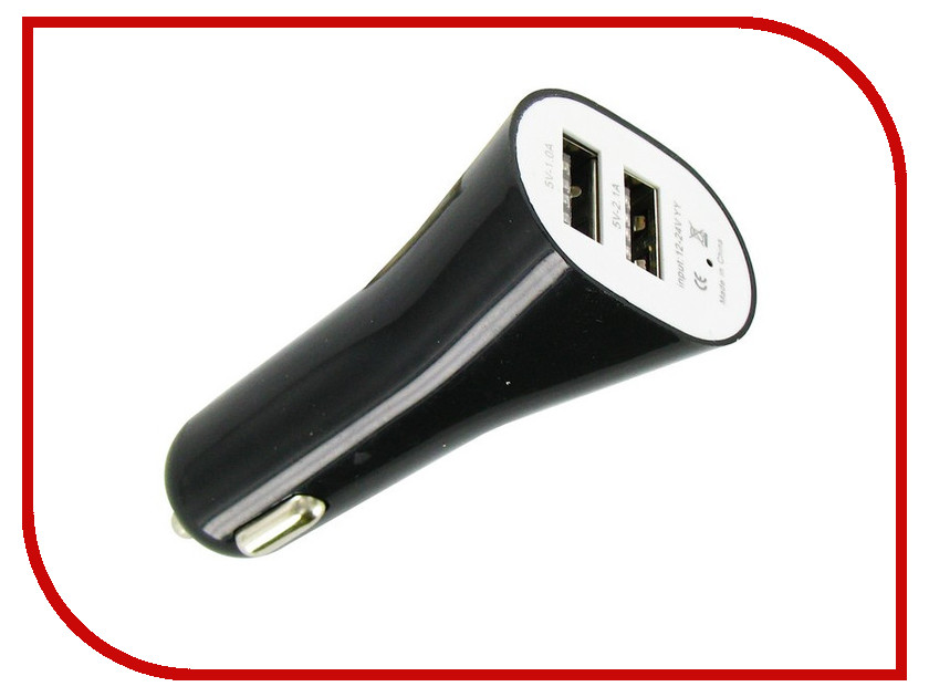 

Зарядное устройство Krutoff 2xUSB 2.1/1.0A Black 5258, 5258