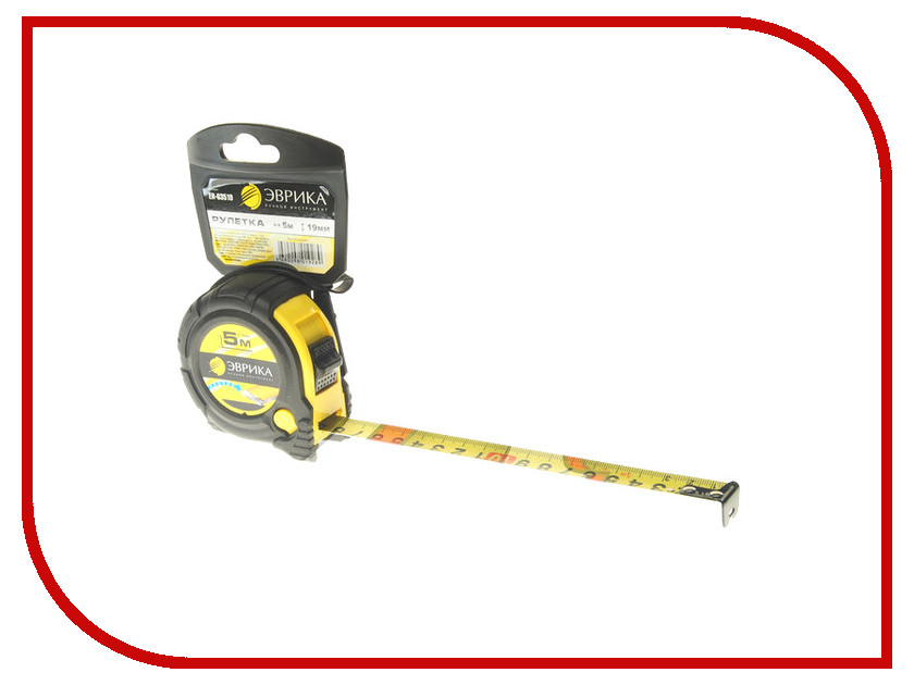 

Рулетка Эврика 5m x 19mm Yellow ER-63519