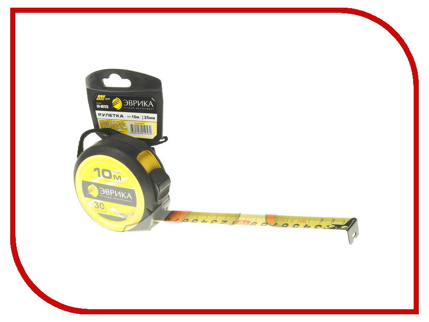 

Рулетка Эврика 10m x 25mm Yellow ER-68125