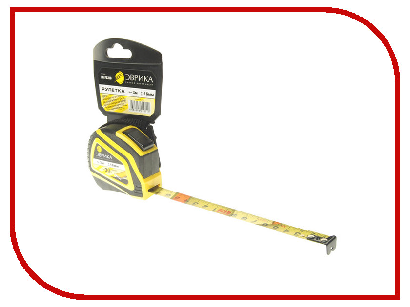 

Рулетка Эврика 3m x 16mm Yellow ER-72316