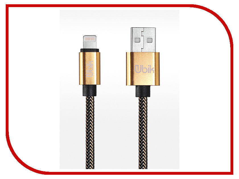 фото Аксессуар Ubik UL01 USB - Lightning 1.0m Gold