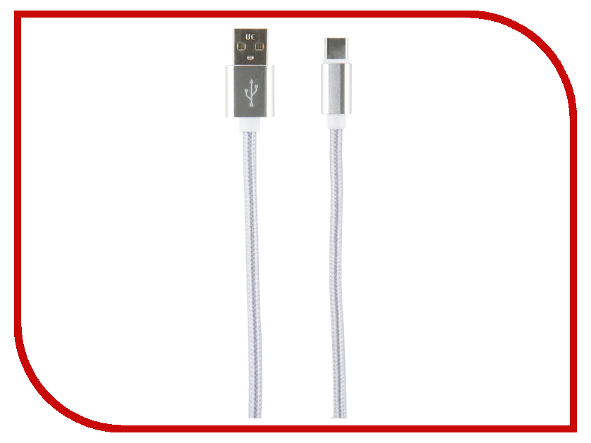 

Аксессуар Red Line USB - Type-C 2m Silver