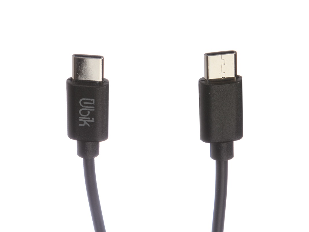 

Аксессуар Ubik UC02 USB Type-C 1.0m Black, UC02