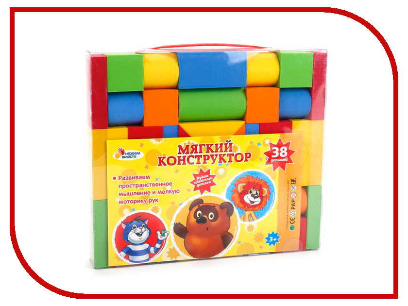 

Конструктор Играем вместе Союзмультфильм 38 дет. B1178392-R, B1178392-R