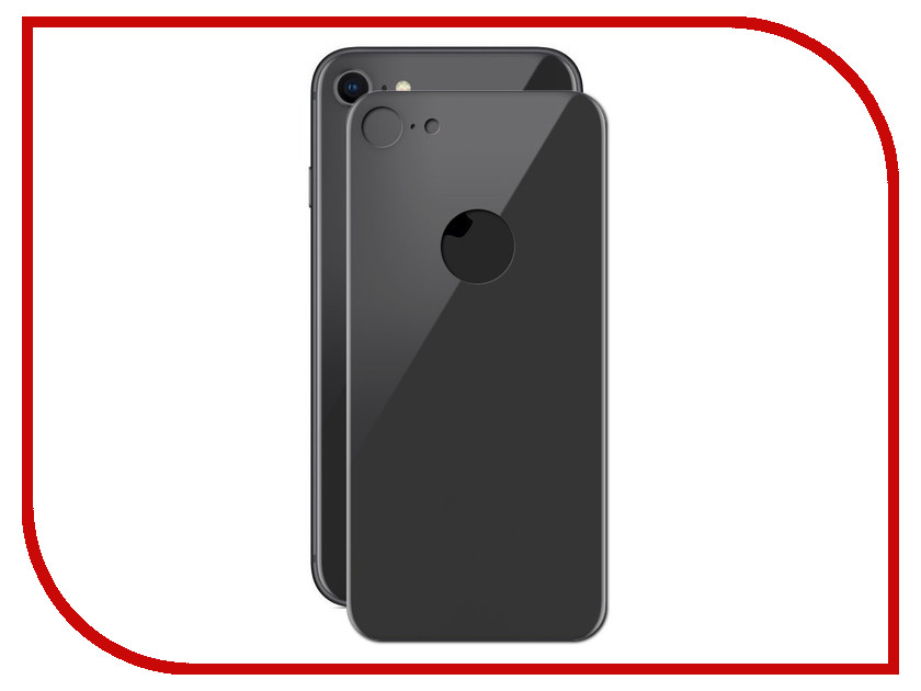 

Аксессуар Защитное стекло LuxCase 3D Back для APPLE iPhone 8/7 Black 77702