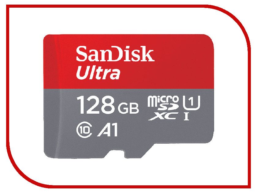фото Карта памяти 128Gb - SanDisk Ultra microSDXC U1 UHS-I Class 10 SDSQUAR-128G-GN3MN
