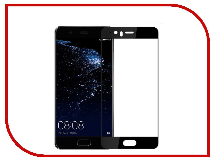 

Аксессуар Защитное стекло Huawei P10 Plus LuxCase 2.5D Full Screen Black Frame 77836