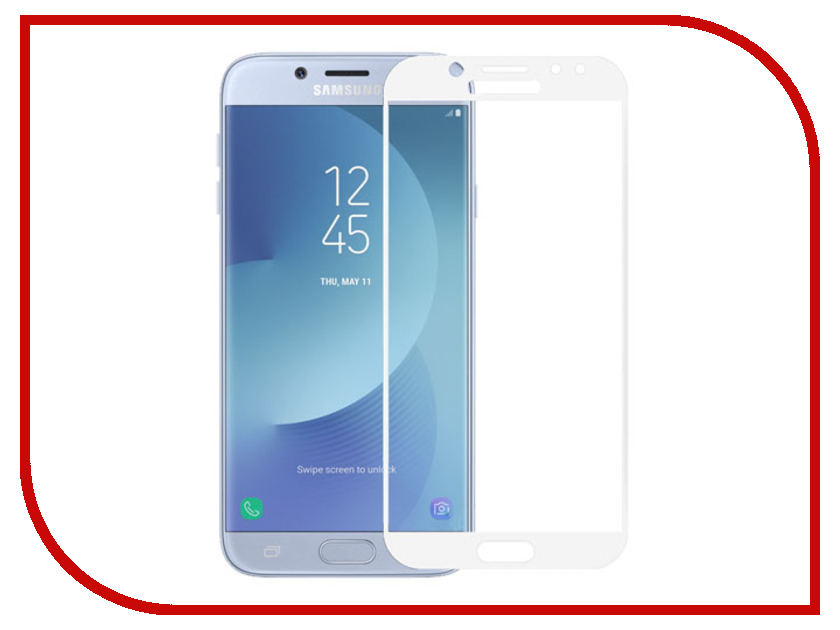 

Аксессуар Защитное стекло Samsung Galaxy A7 2017 LuxCase 2.5D Full Screen White Frame 77841