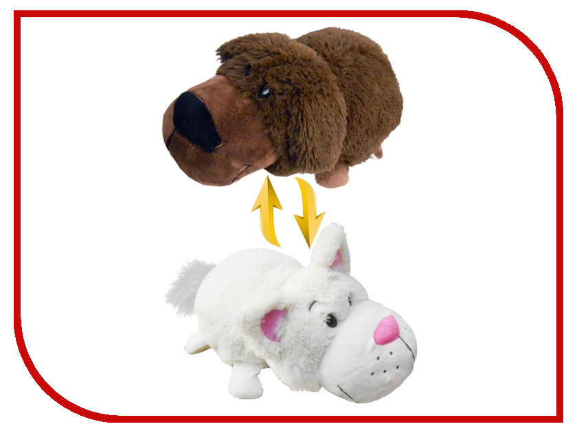 

Игрушка 1Toy Вывернушка 2в1 Лабрадор - Кот 20cm Т10920