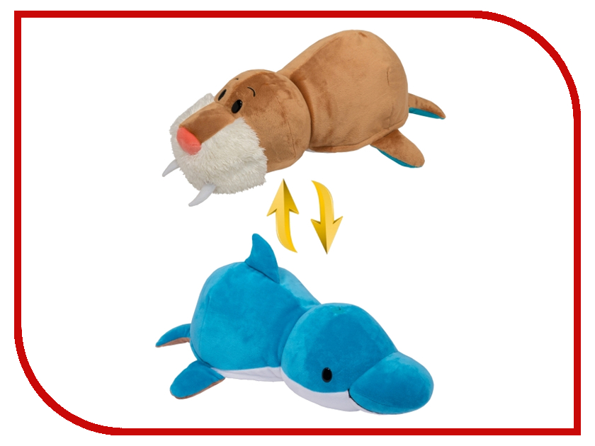 

Игрушка 1Toy Вывернушка 2в1 Морж - Дельфин 20cm Т10924