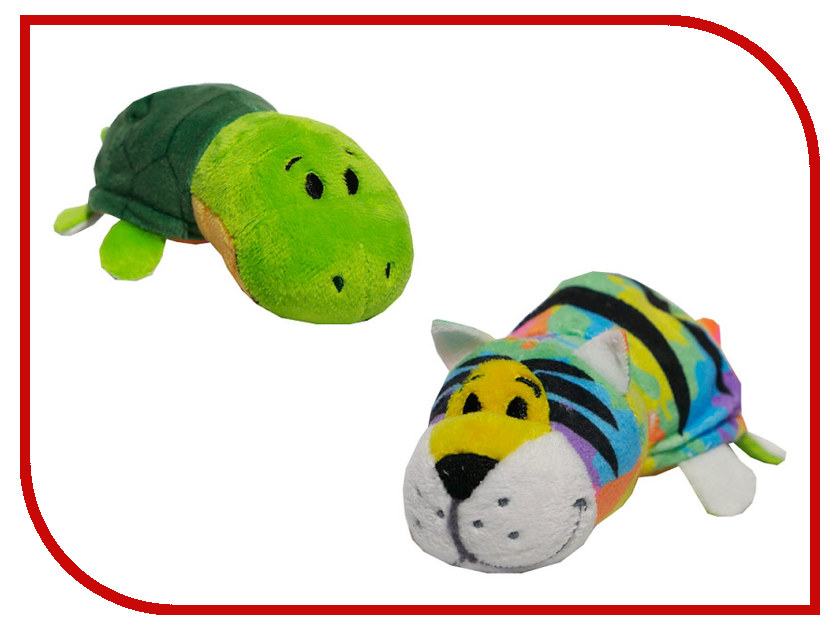 

Игрушка 1Toy Вывернушка 2в1 Радужный тигр - Черепаха 12cm Т12330, Т12330